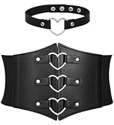 ベルト juemi corset belt JKEEMI Women Corset Belt Metal O-Ring Heart-Ring Wide Elastic